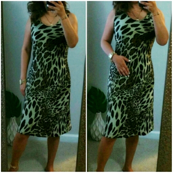 Women's Leopard Dress/ A Wild Thyme - Picture 3 of 7